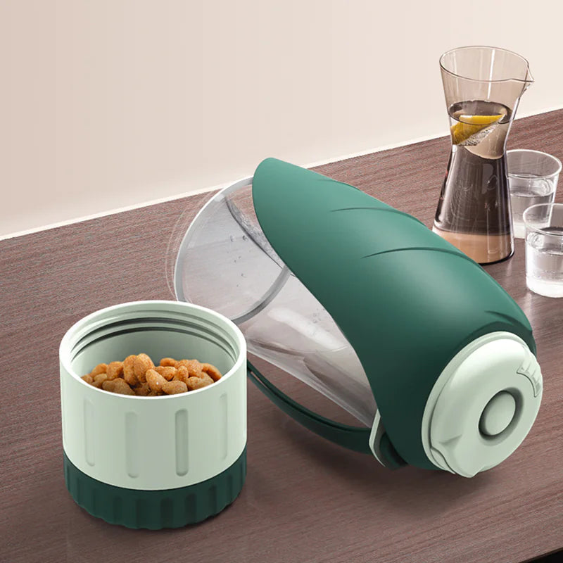 Portable Dog Water Bottle + Bowl (Leakproof)