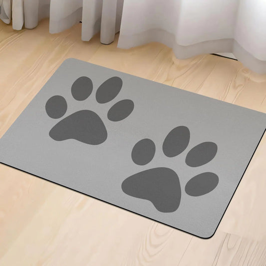 Paw Print Feeding Mat
